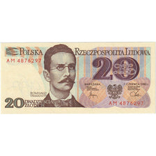 Geldschein, Polen, 20 Zlotych, 1982, 1982-06-01, KM:149a, UNZ