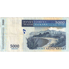 Banconote, Madagascar, 5000 Ariary, KM:91b, BB
