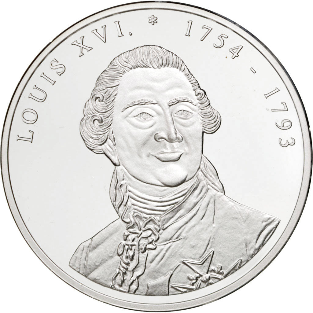 France, Medal, Louis XVI, Silver, MS(65-70)
