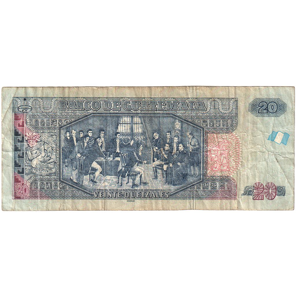 Billet, Guatemala, 20 Quetzales, 2011, 2011-05-11, TTB