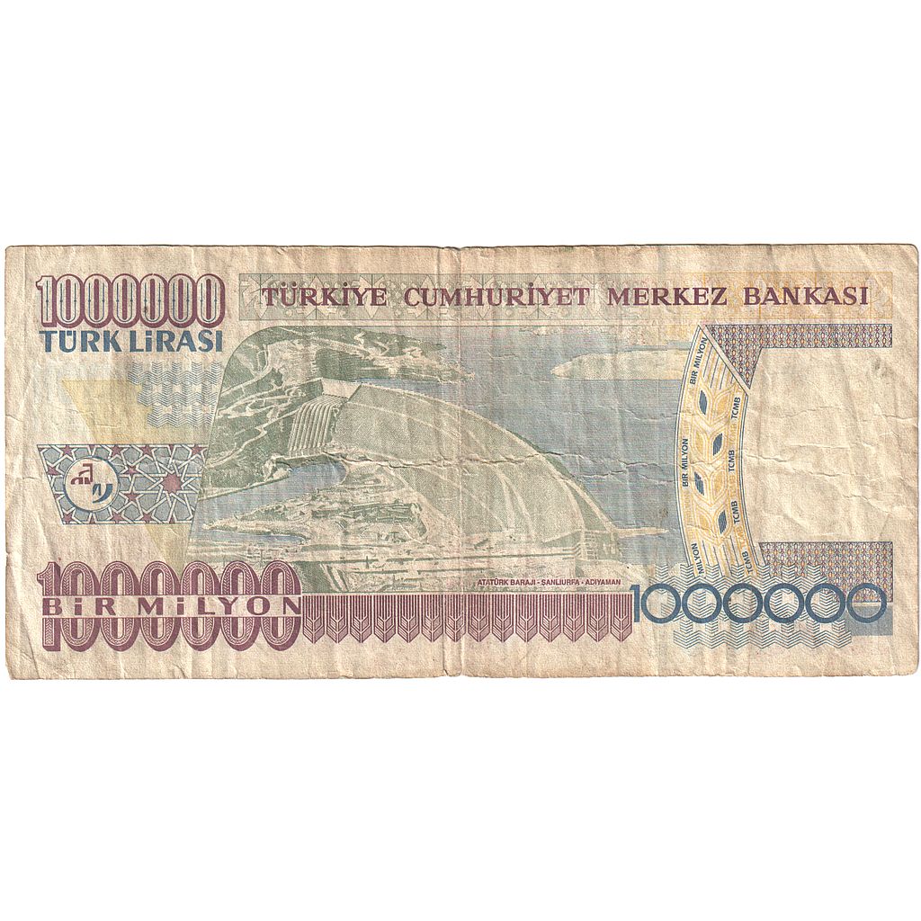 Turkije, 1000000 Lira, 1970-10-14, TTB