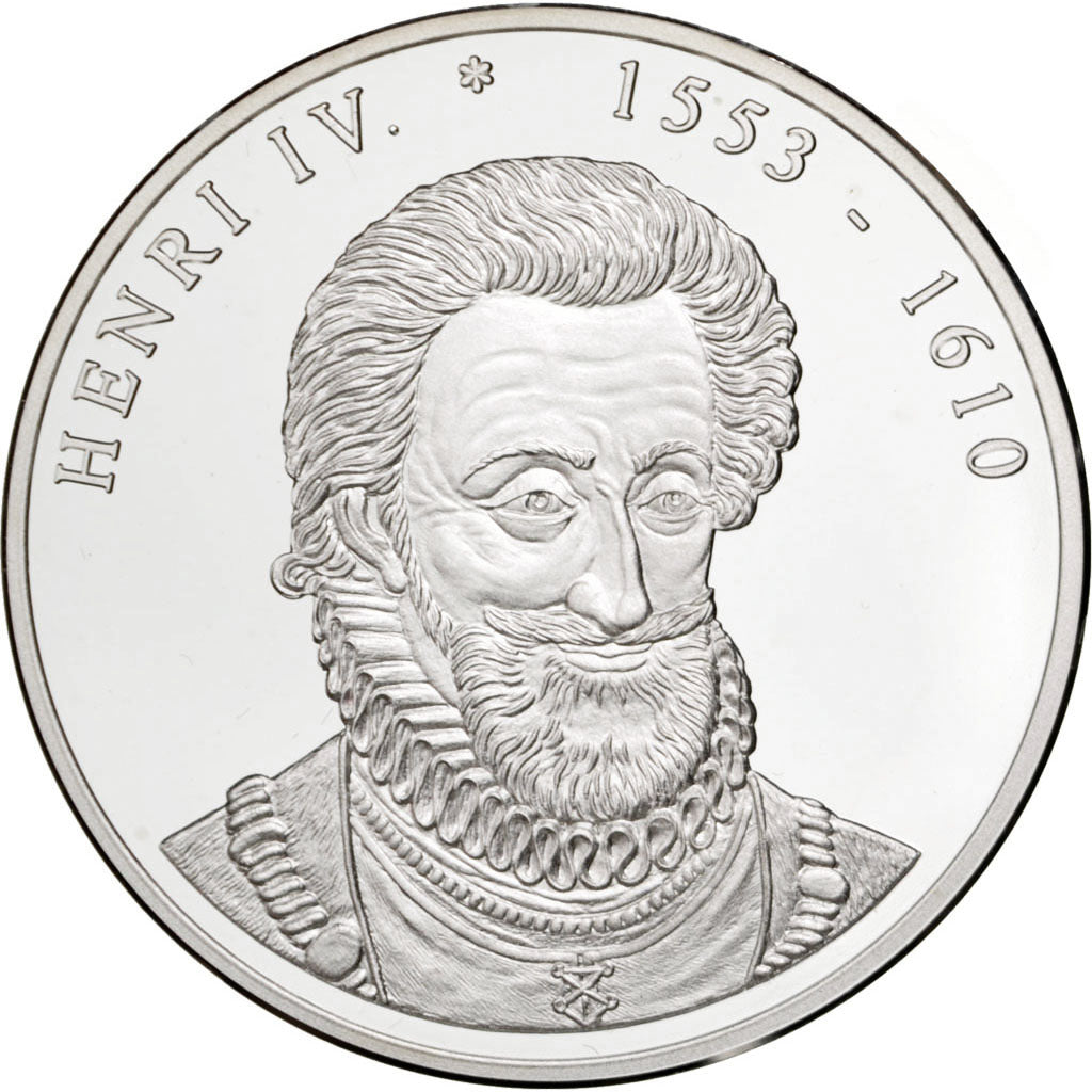 France, Medal, Henry IV, Silver, MS(65-70)