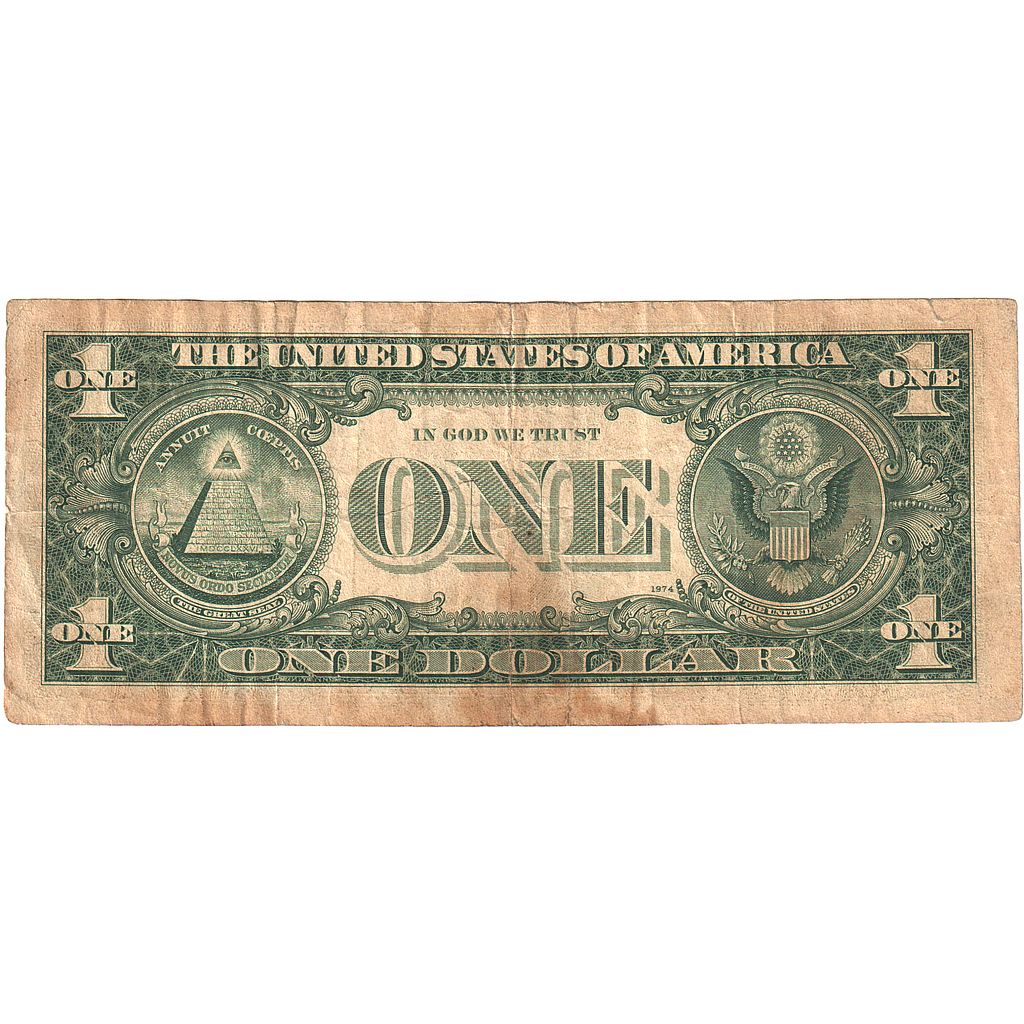Billet, États-Unis, 1 Dollar, Undated (1974), TB