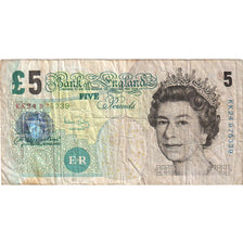 Geldschein, Großbritannien, 5 Pounds, Undated (2004), KM:391c, S