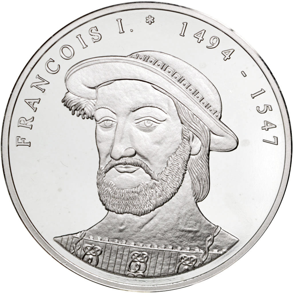 France, Medal, Francis I, Silver, MS(65-70)