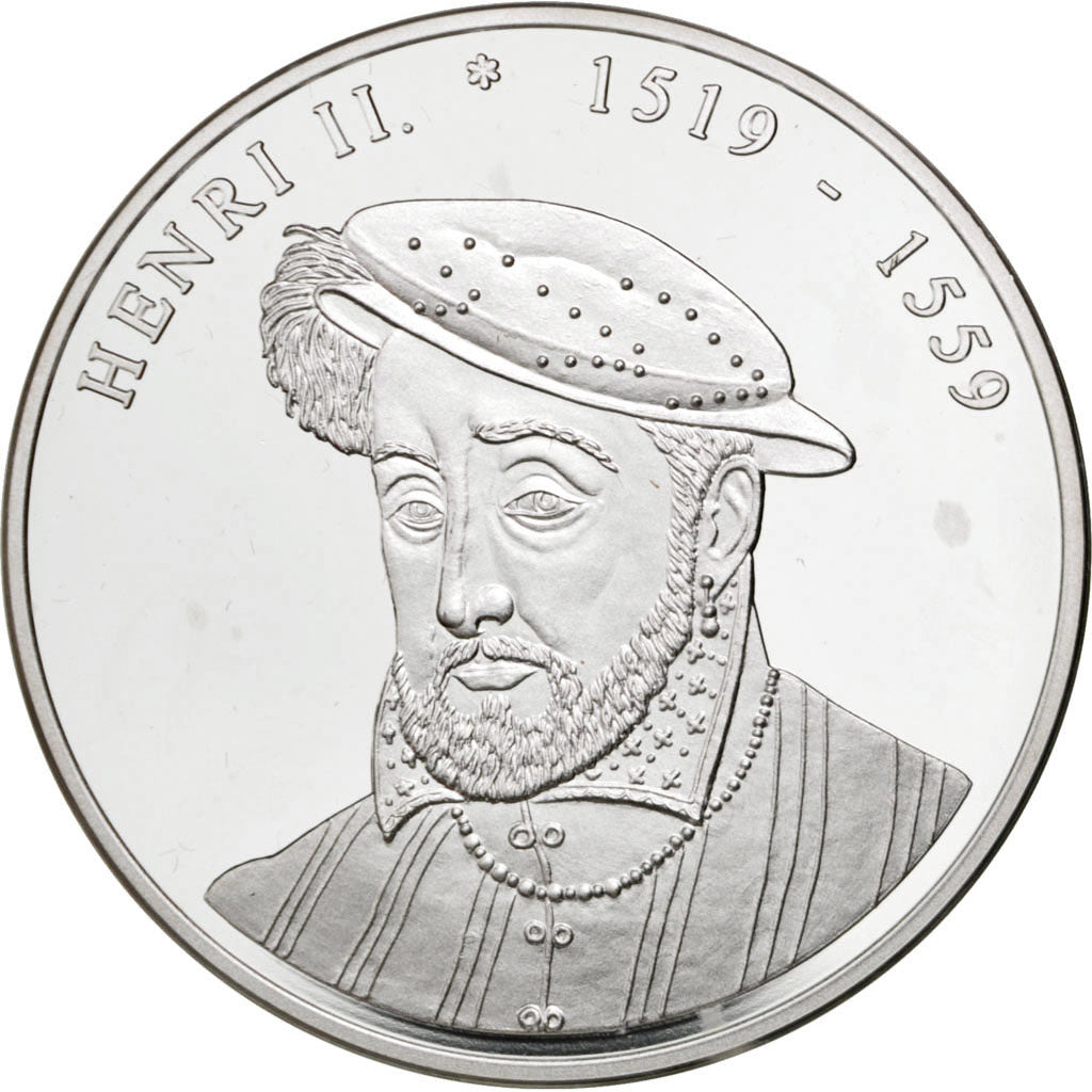 France, Medal, Henry II, Silver, MS(65-70)