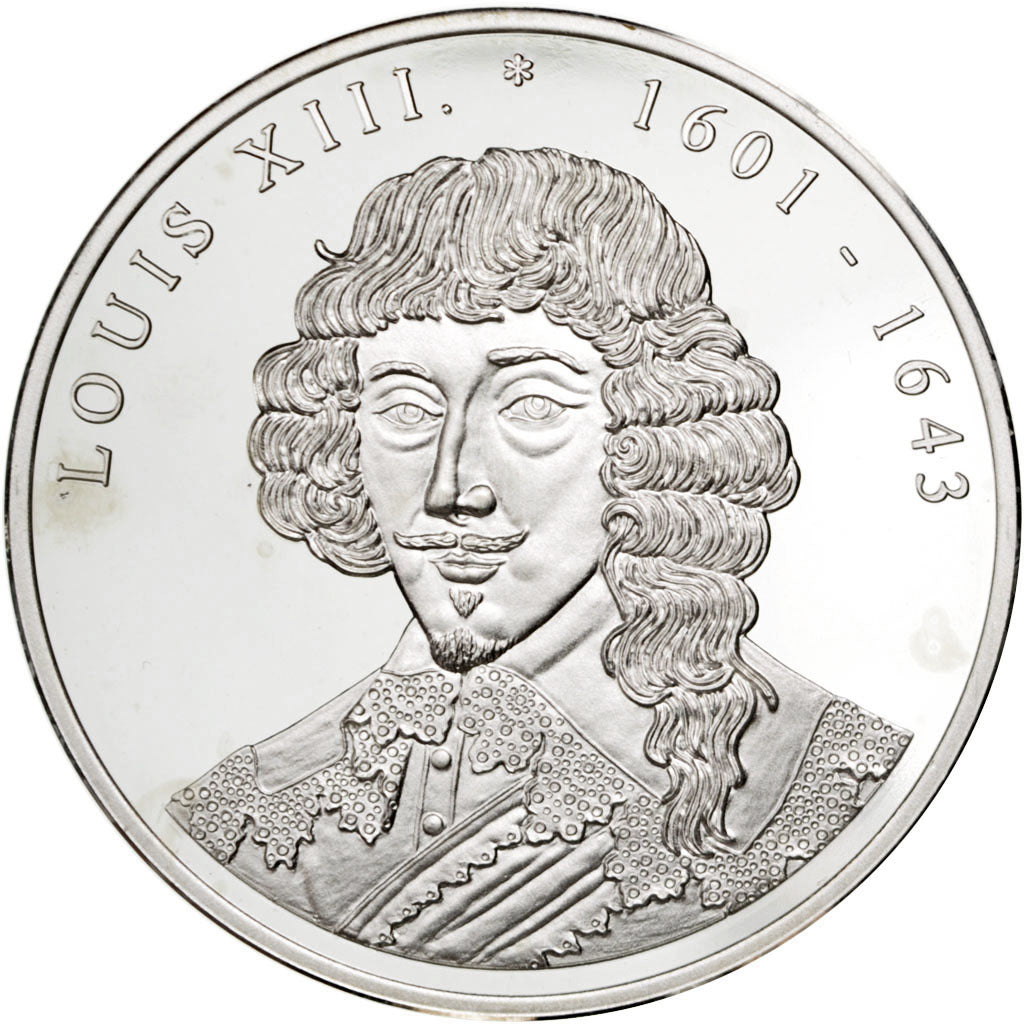 France, Medal, Louis XIII, Silver, MS(65-70)