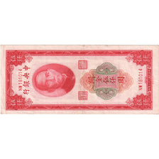Banknote, China, 5000 Customs Gold Units, 1947, KM:351a, AU(50-53)