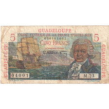 Guadalupe, 5 Francs, M.23, MB+