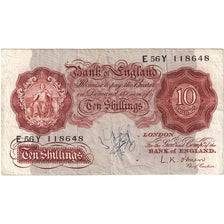 Banconote, Gran Bretagna, 10 Shillings, 1948, KM:368b, MB+