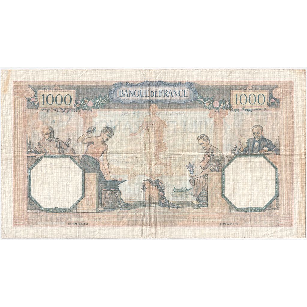 Frankreich, 1000 Francs, Cérès et Mercure, 1940-06-20, A.10143, SS