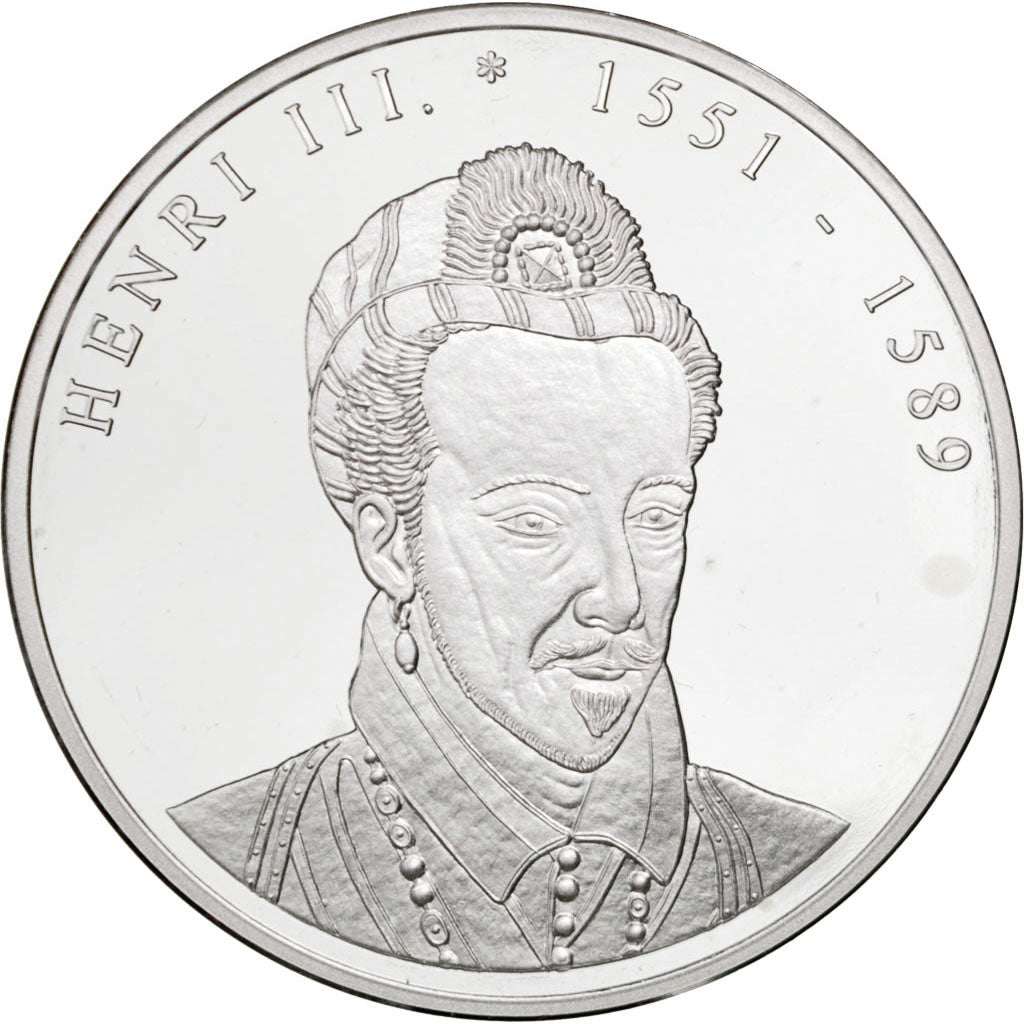 France, Medal, Henry III, Silver, MS(65-70)