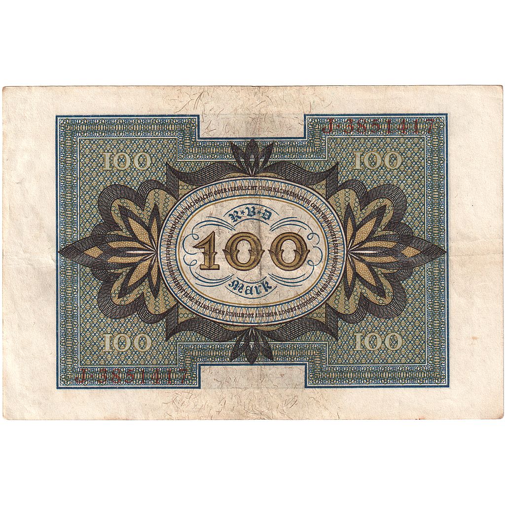 Germany, 100 Mark, 1920, 1920-11-01, KM:69a, AU(50-53)