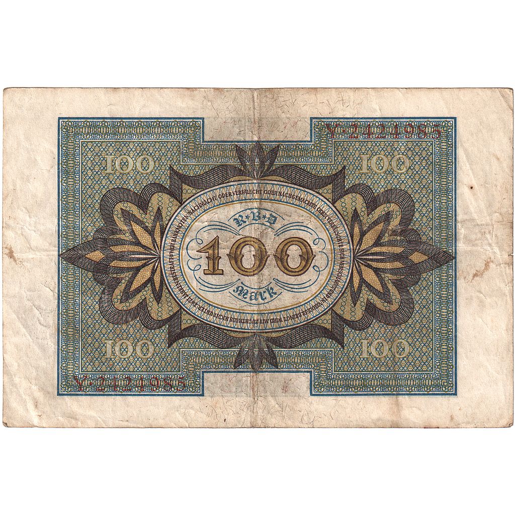 Germany, 100 Mark, 1920, 1920-11-01, KM:69a, VF(30-35)
