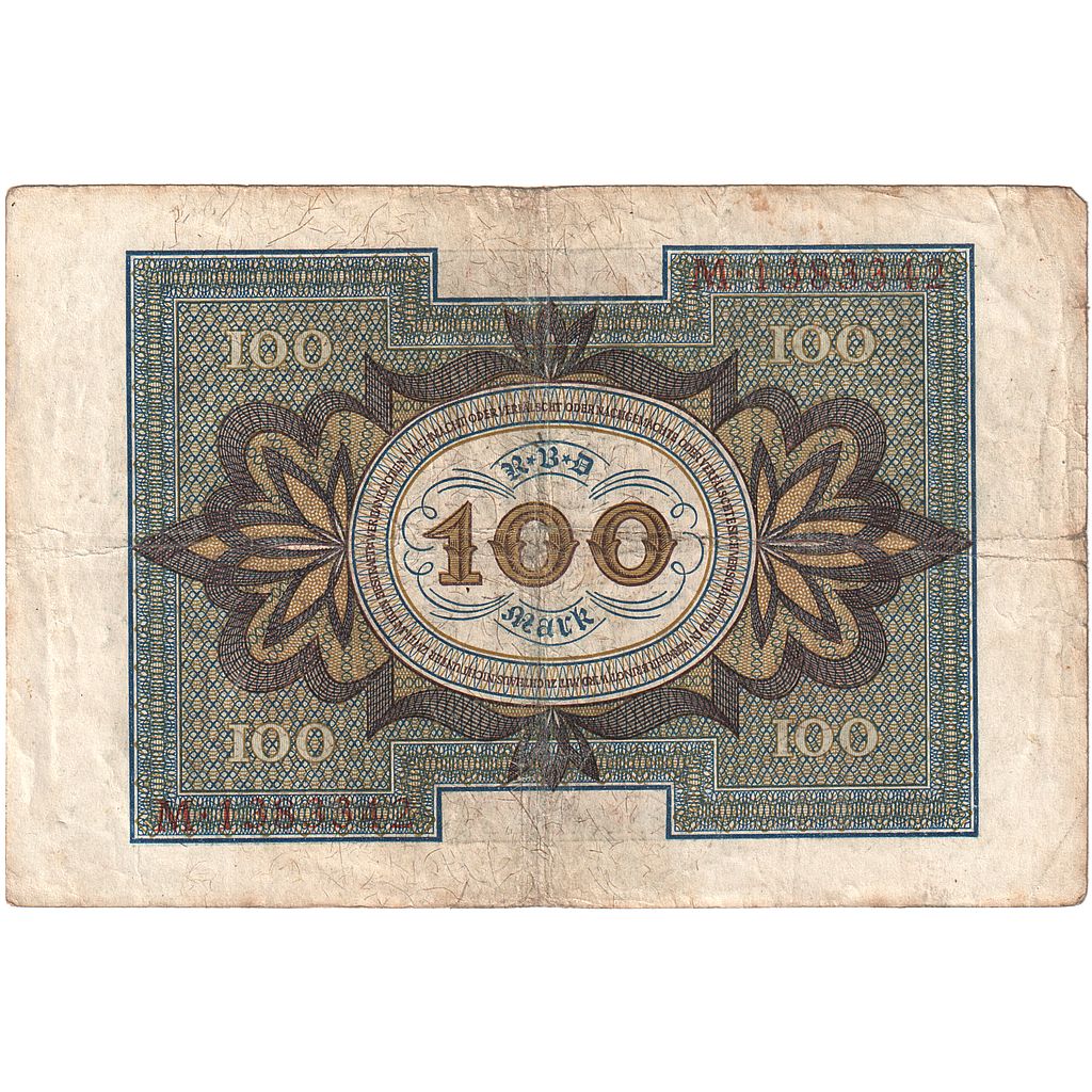 Niemcy, 100 Mark, 1920, 1920-11-01, KM:69a, EF(40-45)