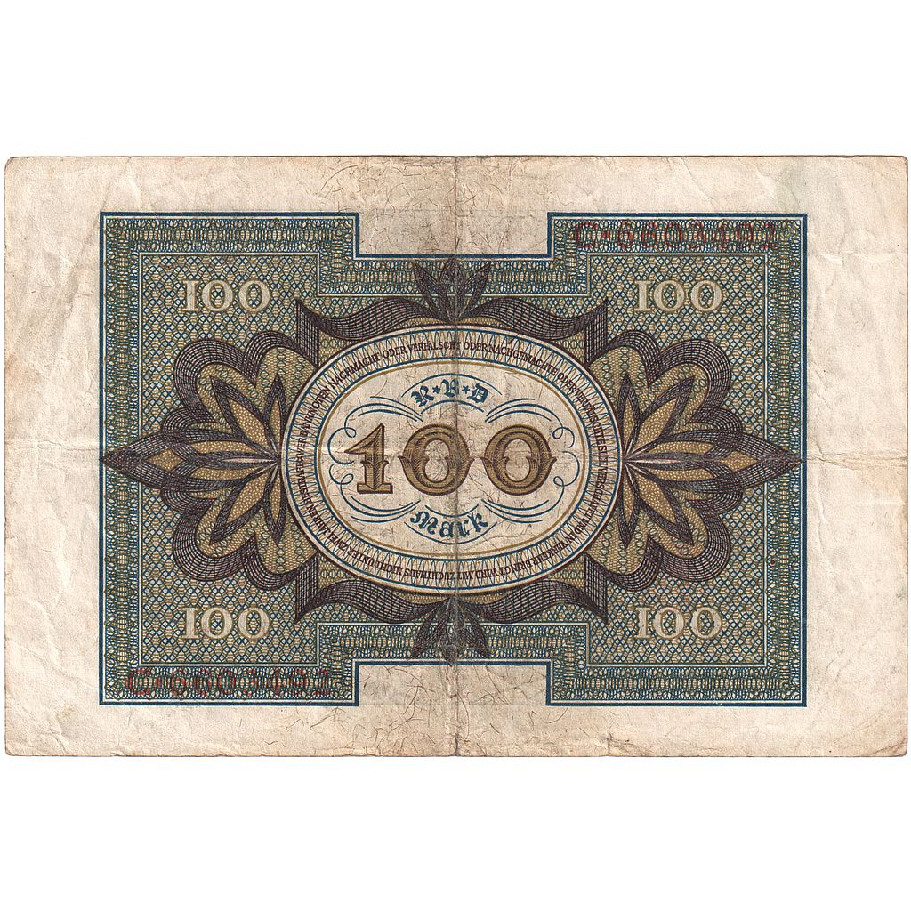 Germany, 100 Mark, 1920, 1920-11-01, KM:69a, VF(20-25)