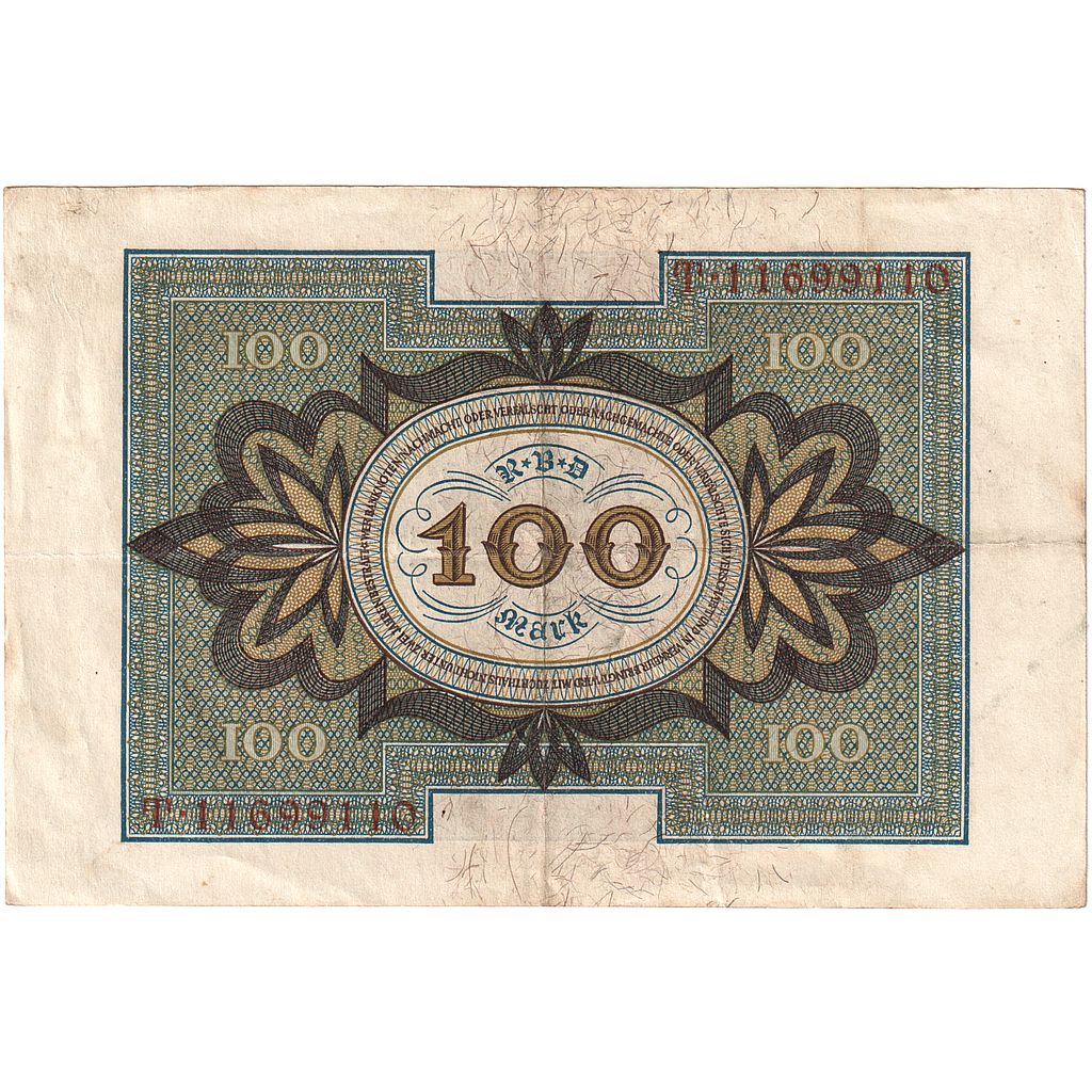 Allemagne, 100 Mark, 1920, 1920-11-01, KM:69b, TTB+