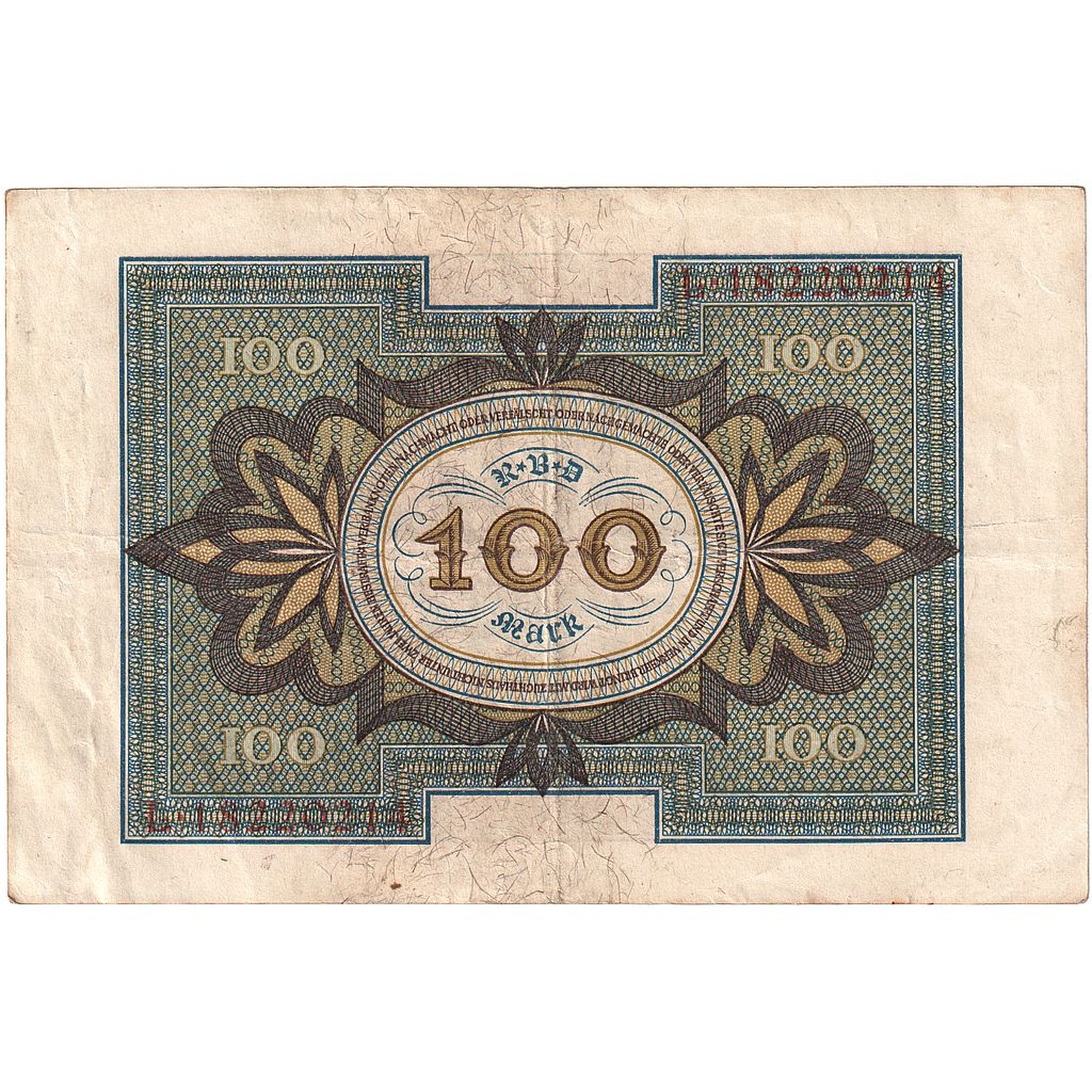 Allemagne, 100 Mark, 1920, 1920-11-01, KM:69b, SUP