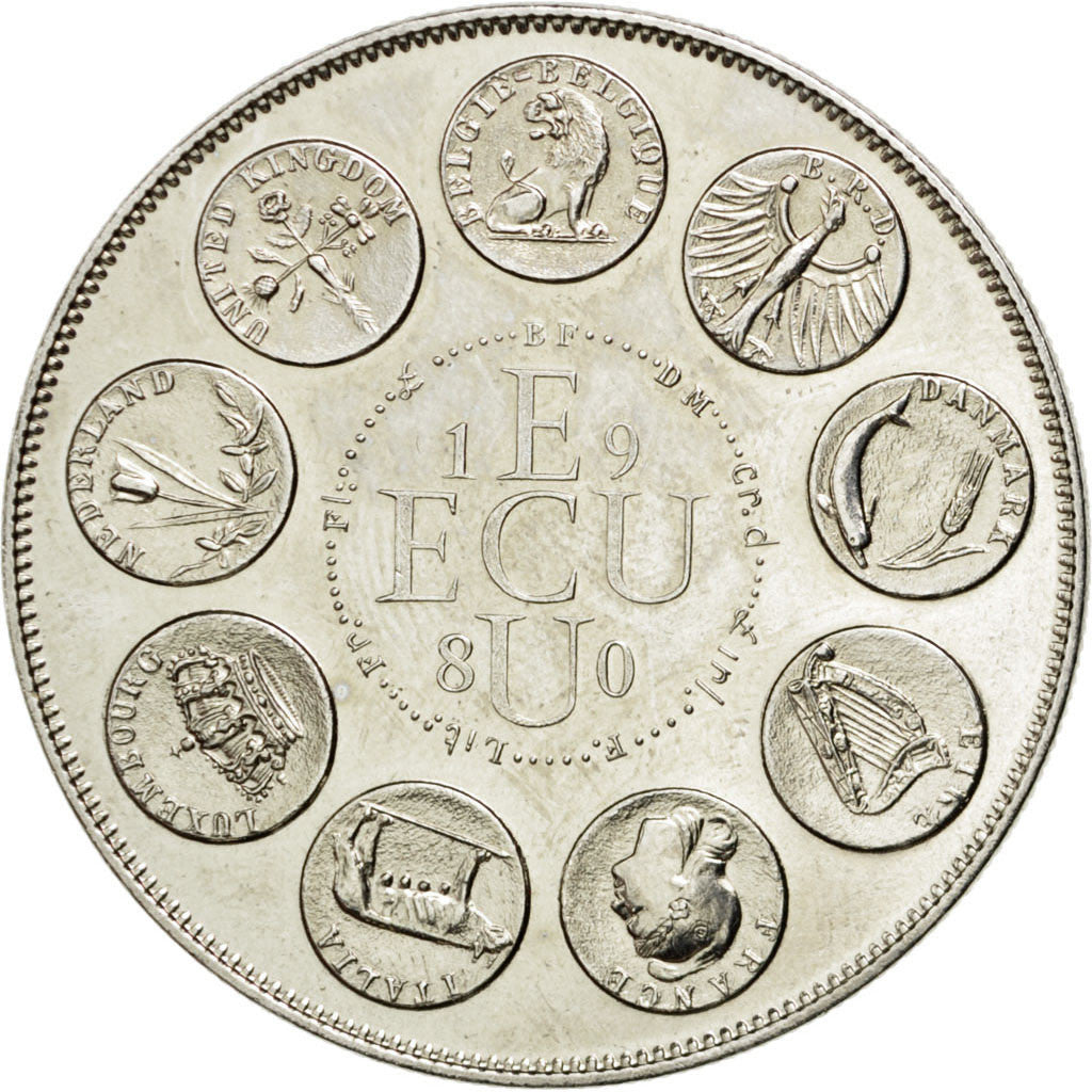 Francia, medalla, French Fifth Republic, 1980, Cuproníquel, EBC