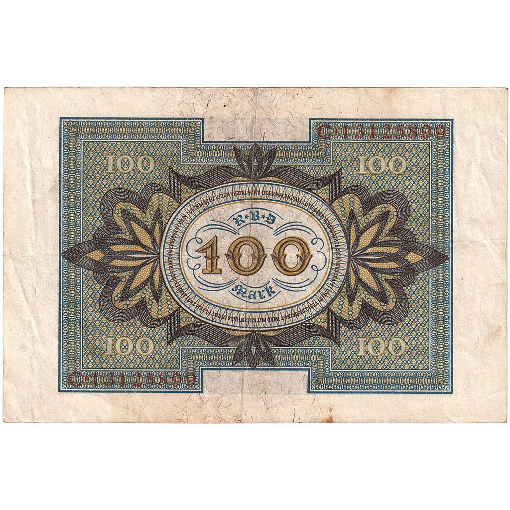 Germany, 100 Mark, 1920, 1920-11-01, KM:69b, EF(40-45)