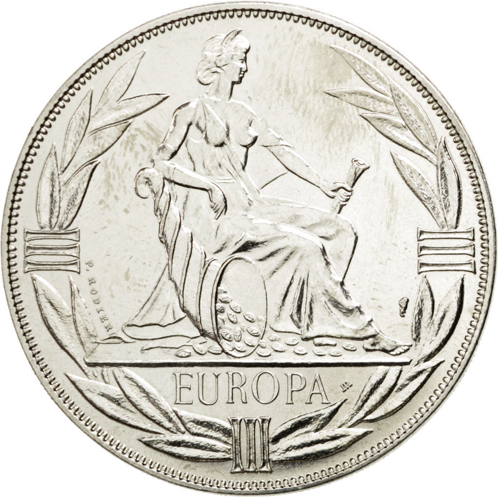 France, Medal, French Fifth Republic, 1984, Copper-nickel, AU(55-58)