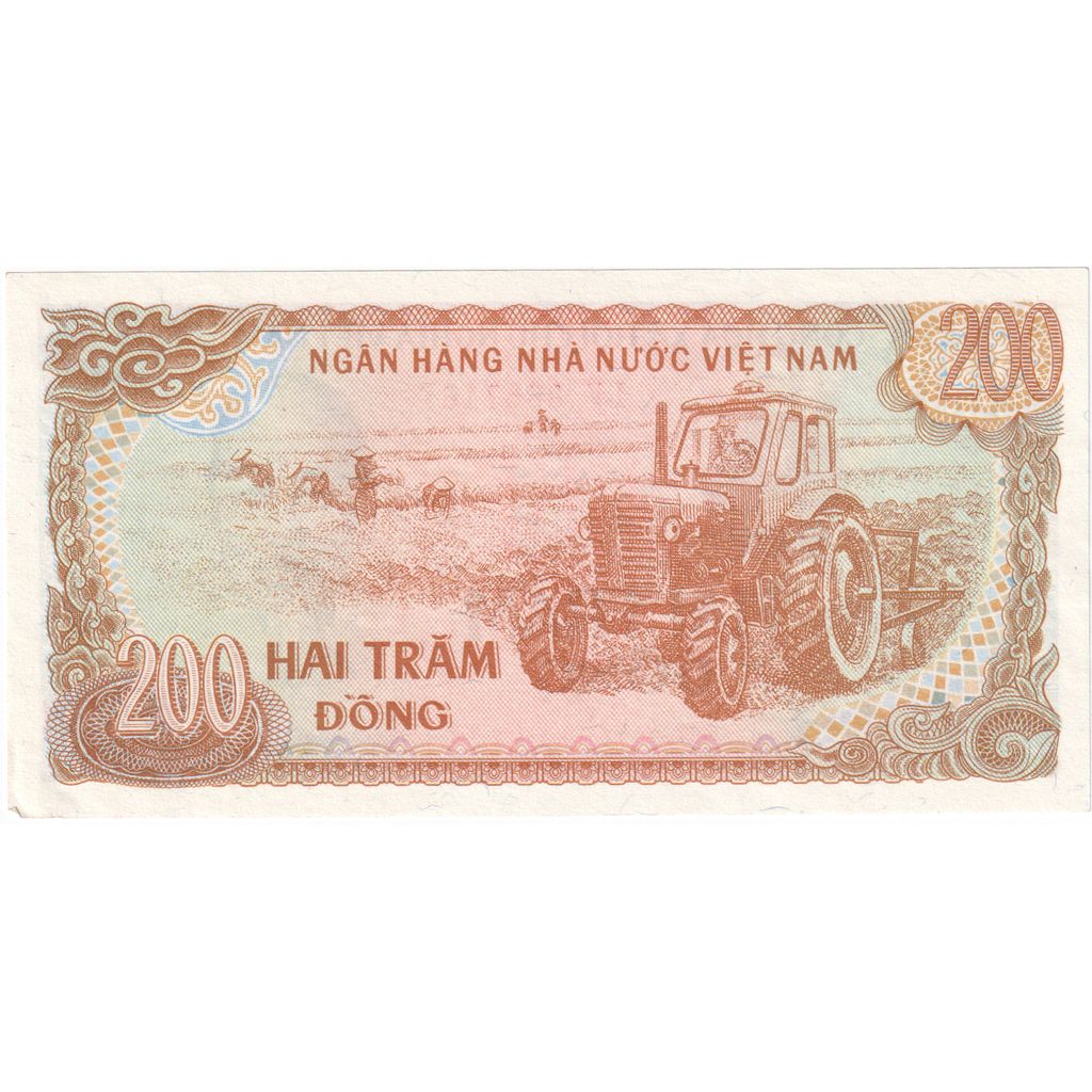 Viet Nam, 200 D<ox>ng, 1987, KM:100a, NEUF