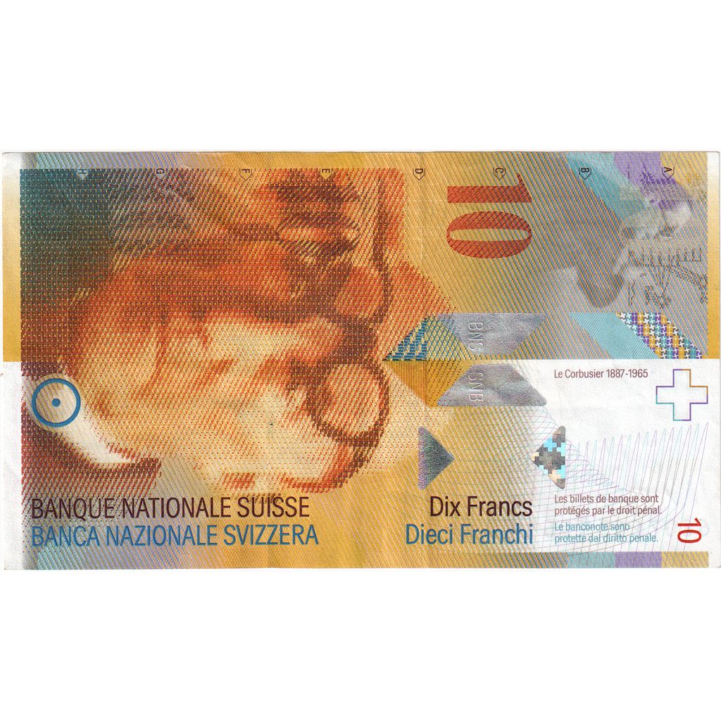 Schweiz, 10 Franken, KM:66a, VZ