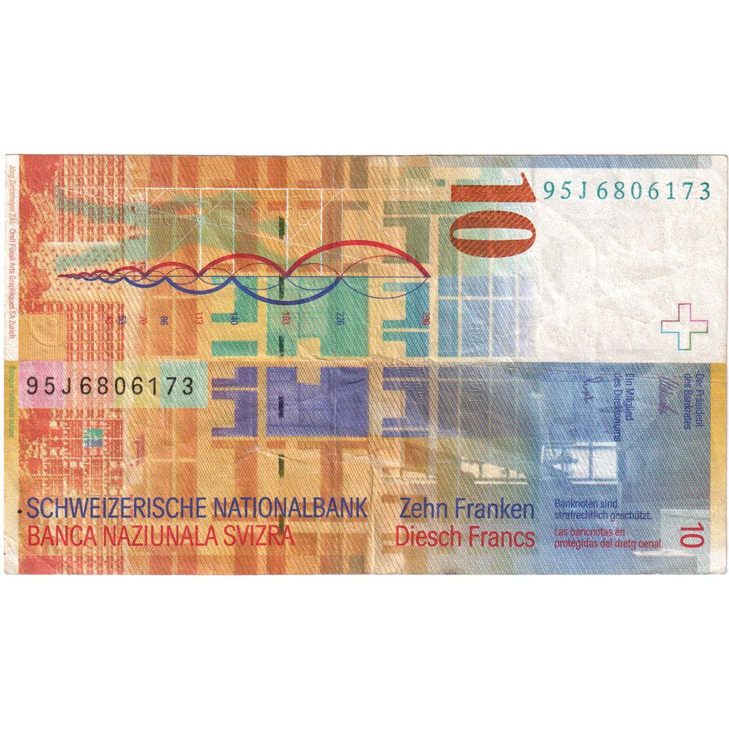Schweiz, 10 Franken, KM:66a, SS