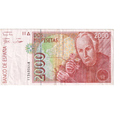 Spain, 2000 Pesetas, 1992, 1992-04-24, KM:164, EF(40-45)