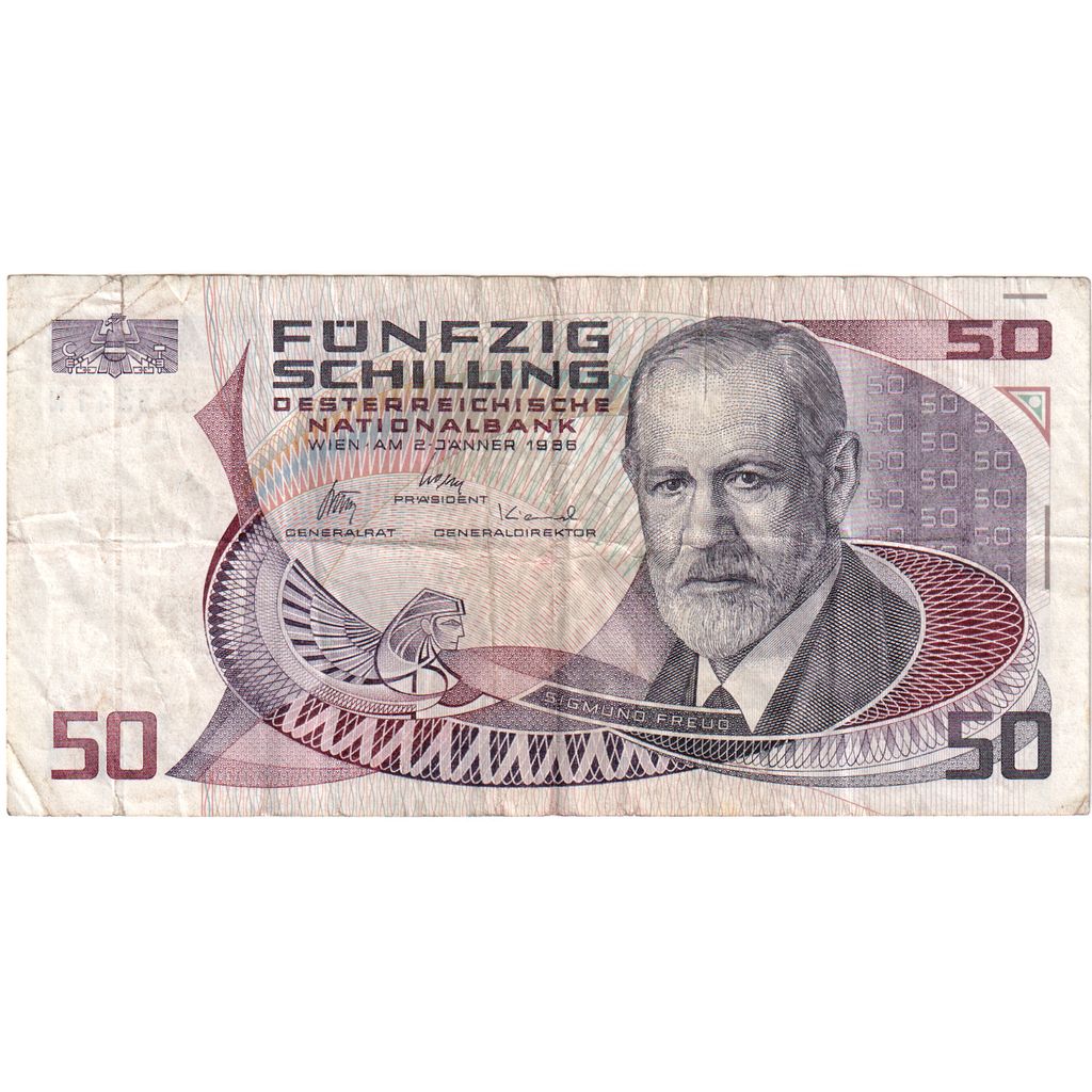 Austria, 50 Schilling, 1986, 1986-01-02, KM:149, VF(20-25)