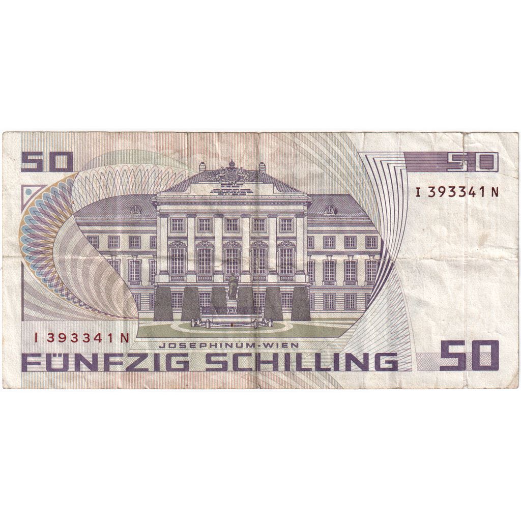 Austria, 50 Schilling, 1986, 1986-01-02, KM:149, VF(20-25)