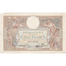 França, 100 Francs, Luc Olivier Merson, 1939, P.67268, VG(8-10), KM:86b