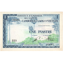 INDOCINA FRANCESE, 1 Piastre = 1 Dong, 1954, KM:105, FDS