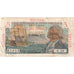 FRENCH GUIANA, 5 Francs, Undated (1947-49), KM:19a, VF(20-25)