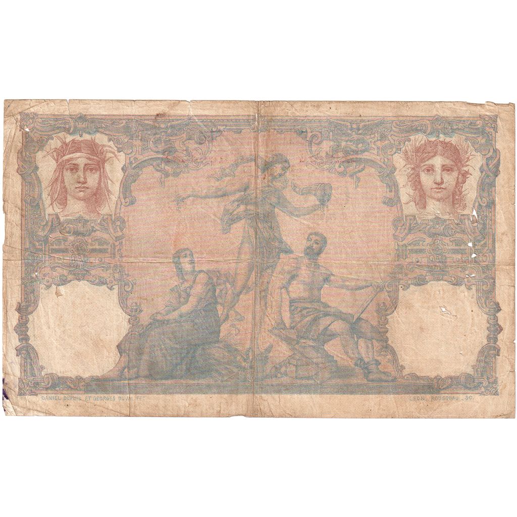 Madagascar, 100 Francs, 1893, 1893-01-28, KM:34, MB