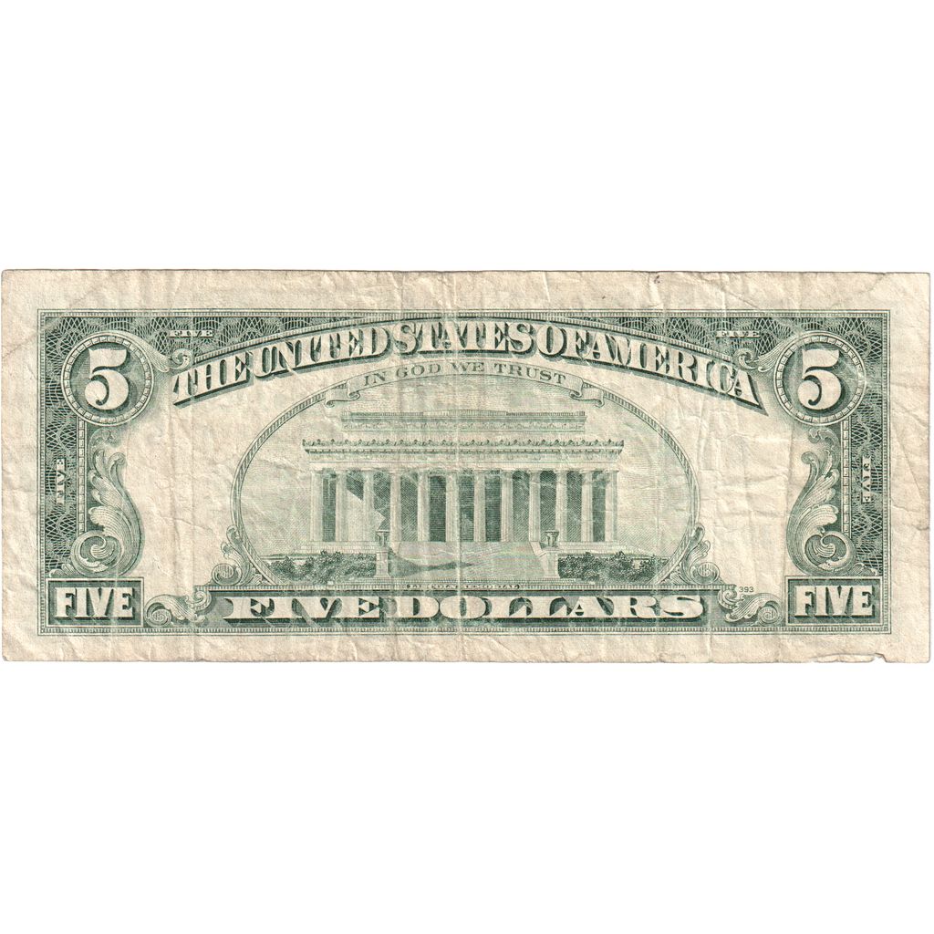 Stati Uniti, Five Dollars, 1988, KM:3857, MB