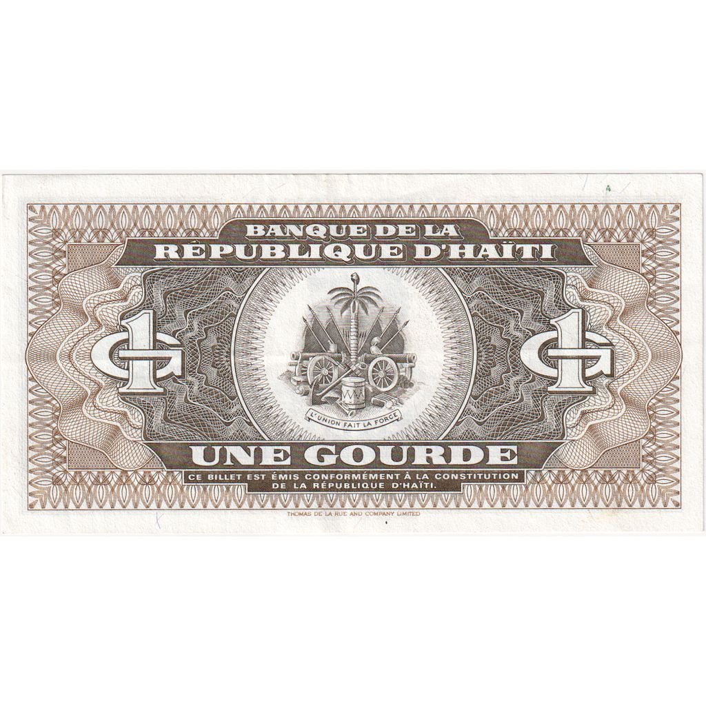 Haiti, 1 Gourde, 1993, KM:259a, UNC(60-62)