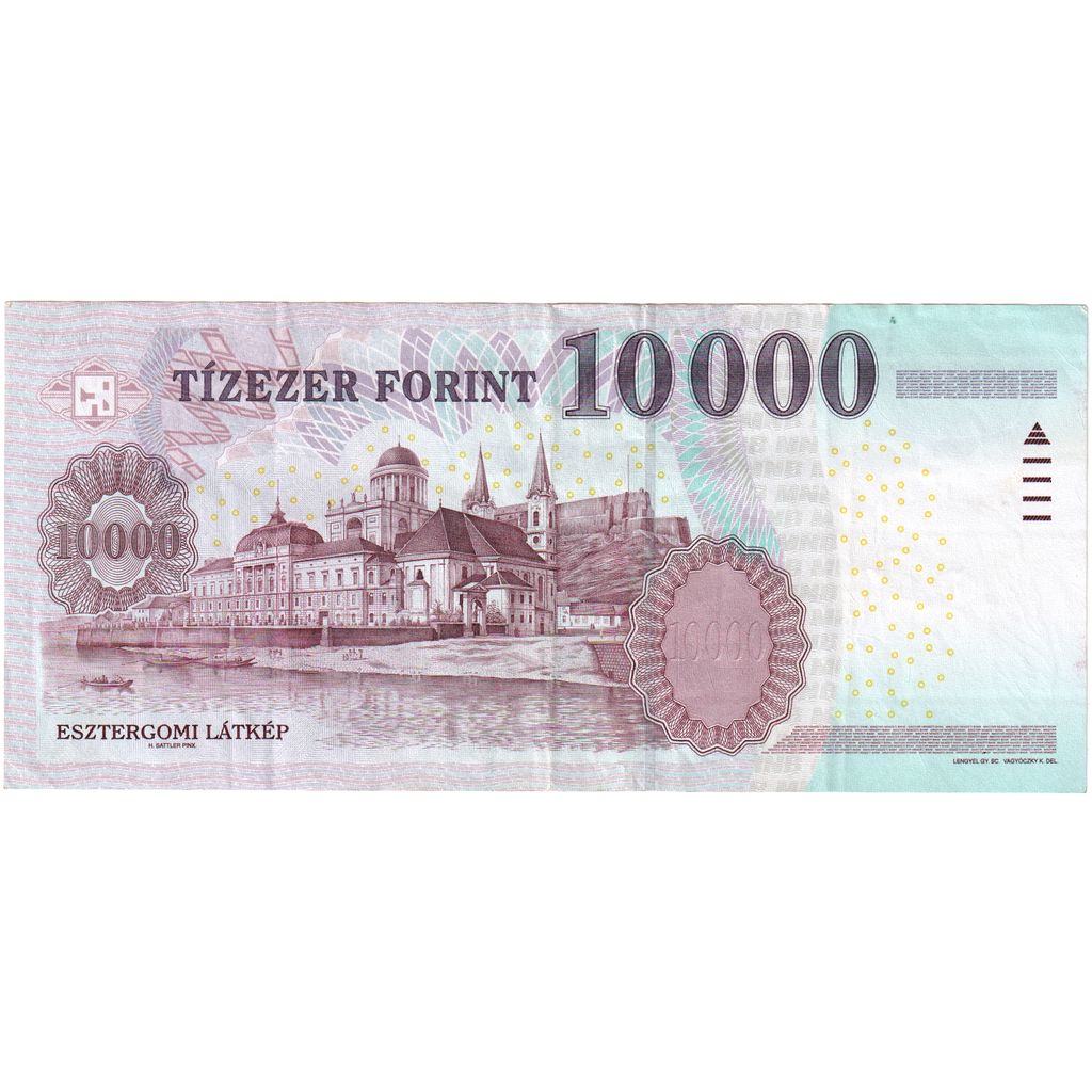 Hungary, 10,000 Forint, AU(55-58)