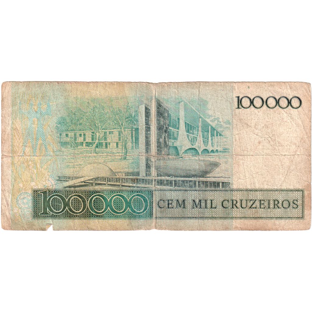 Brasilien, 100,000 Cruzeiros, SGE