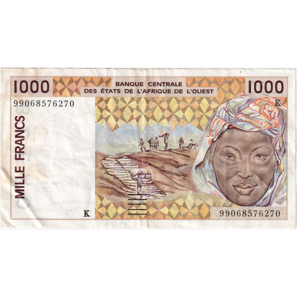 Stati dell'Africa occidentale, 1000 Francs, 2003, BB