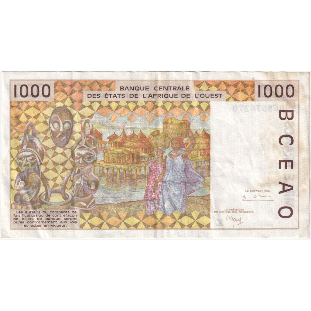 Stati dell'Africa occidentale, 1000 Francs, 2003, BB