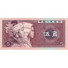 China, 5 Jiao, 1980, UNC(65-70)