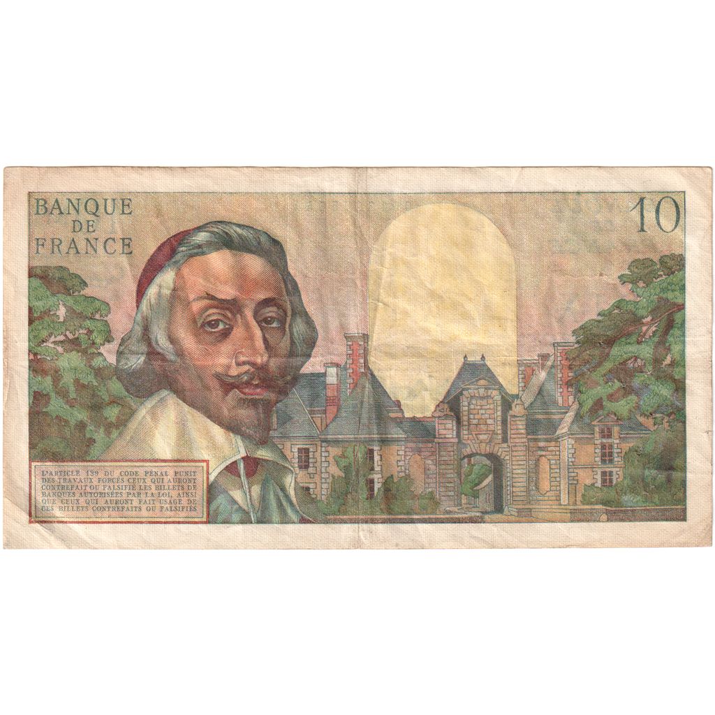 Francia, 10 Nouveaux Francs, Richelieu, 1959-03-05, F.6, MBC