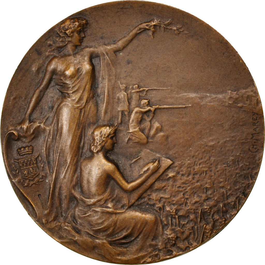Frankreich, Medaille, French Third Republic, 1908, Bronze, Marey, VZ