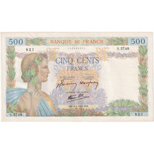 France, 500 Francs, La Paix, 1942-04-09, S.5748, TTB