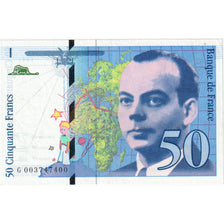 France, 50 Francs, St Exupéry, Undated (1992), G 003747400, UNC(63)