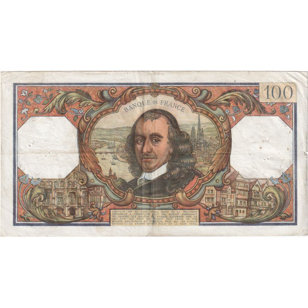Frankrijk, 100 Francs, Corneille, 1970-04-02, F.473, TB
