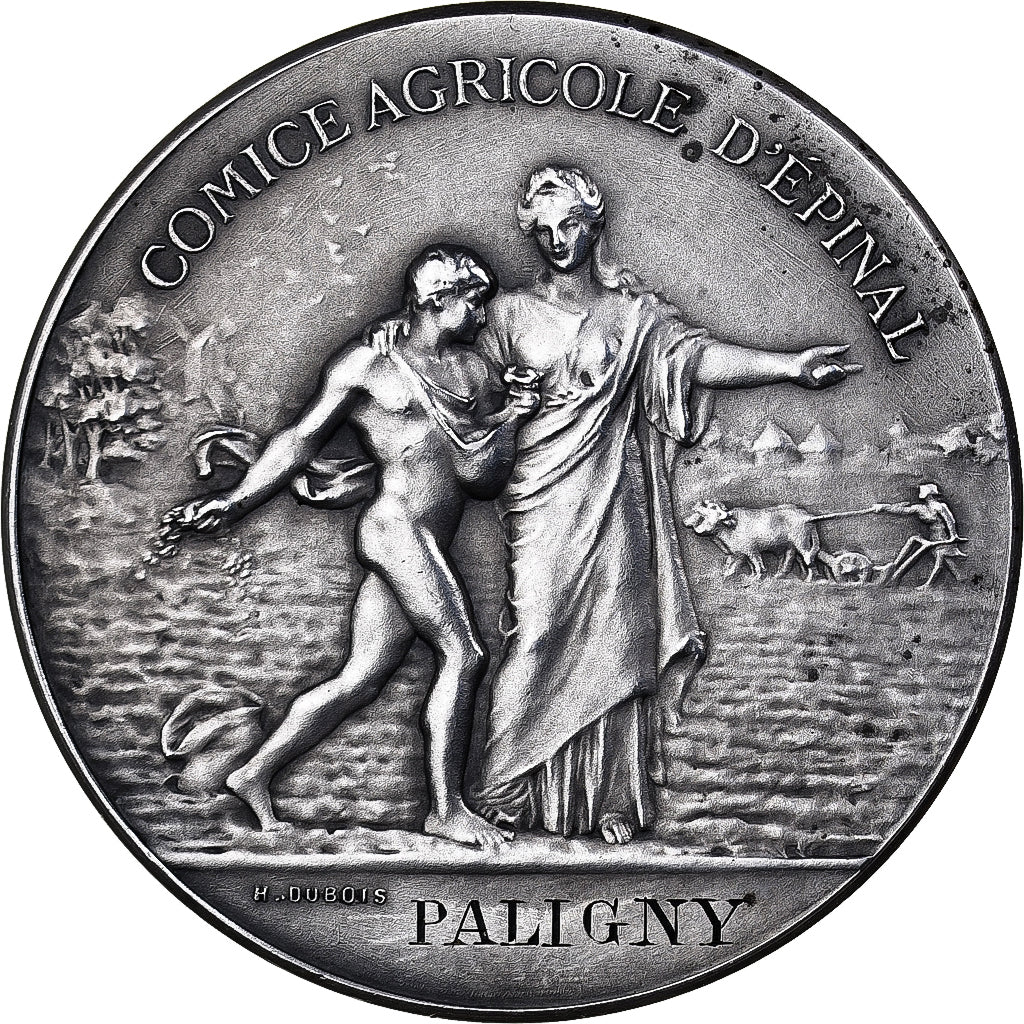France, Médaille, Comice agricole d'Epinal, Argent, SUP, Dubois.H