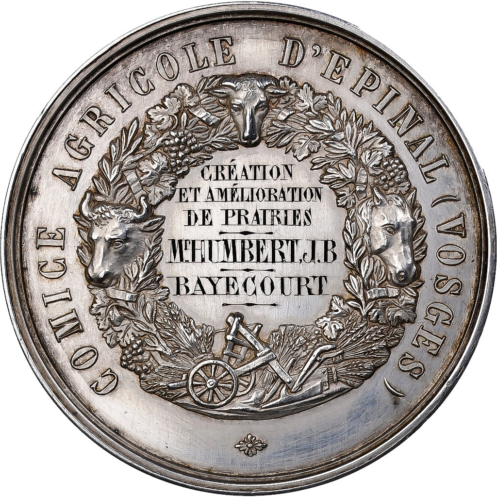 France, Medal, Comice agricole d'Epinal, Silver, Bescher, AU(55-58)