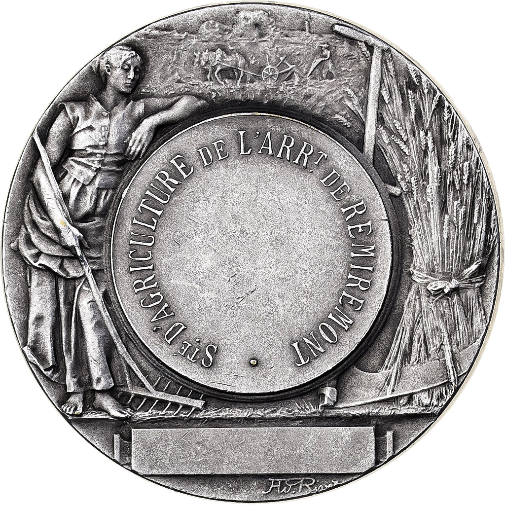 France, Medal, Société d'agriculture de l'arrondissement de Remiremont